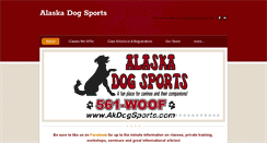 Desktop Screenshot of akdogsports.com