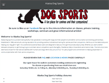 Tablet Screenshot of akdogsports.com